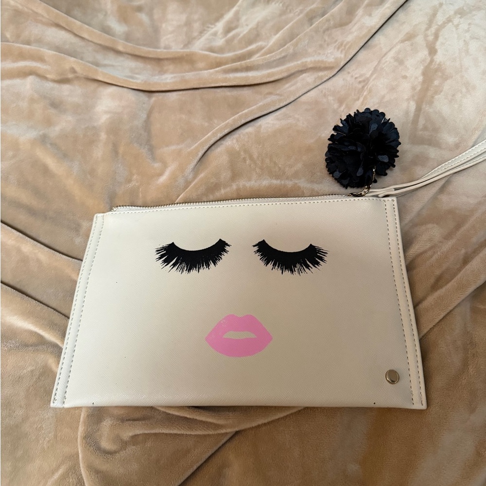 Madison West Eyelash & Lips Clutch